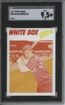 1977 Topps #559 Alan Bannister 9 card progressive proof.